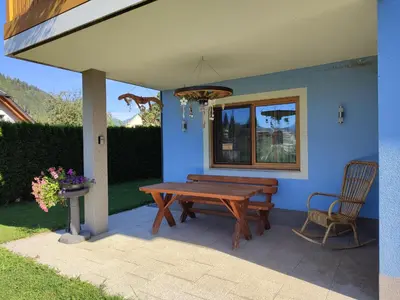 Ein Garten an der Unterkunft Fewo Puxberg
