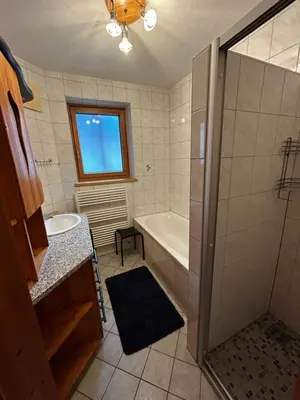 Ein Badezimmer in der Unterkunft Ferienwohnung Hubenbauer