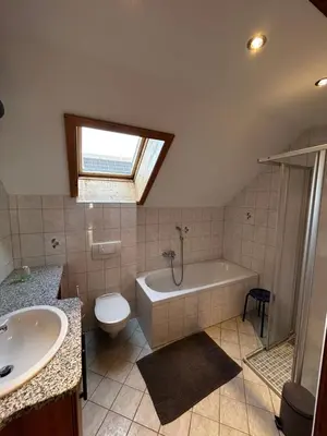 Ein Badezimmer in der Unterkunft Ferienwohnung Hubenbauer