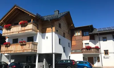 Das Gebäude in dem sich die Ferienwohnung befindet