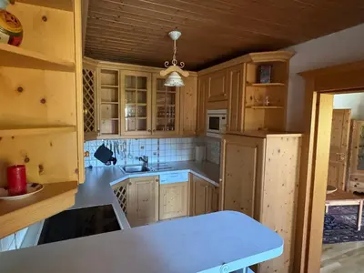 Küche/Küchenzeile in der Unterkunft Ferienwohnung Top 1