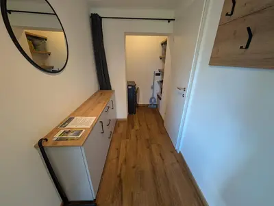 Küche/Küchenzeile in der Unterkunft Ferienwohnung am Bauernhof, Seeblick, Bergpanorama