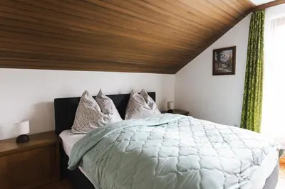Ein Bett oder Betten in einem Zimmer der Unterkunft Haus Sophie