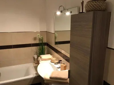 Ein Badezimmer in der Unterkunft Ferienwohnung Familie Glanznig