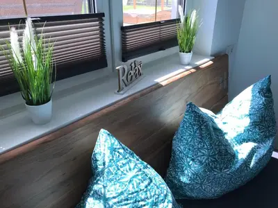 Ein Sitzbereich in der Unterkunft Ferienwohnung Familie Glanznig