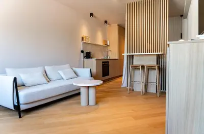 Küche/Küchenzeile in der Unterkunft Design Apartment Bad Aussee