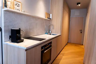 Küche/Küchenzeile in der Unterkunft Design Apartment Bad Aussee