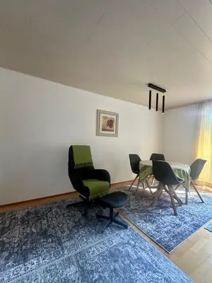 Ein Sitzbereich in der Unterkunft Apartment Roßleithen