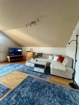 Ein Sitzbereich in der Unterkunft Apartment Roßleithen