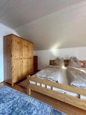 Ein Bett oder Betten in einem Zimmer der Unterkunft Apartment Roßleithen