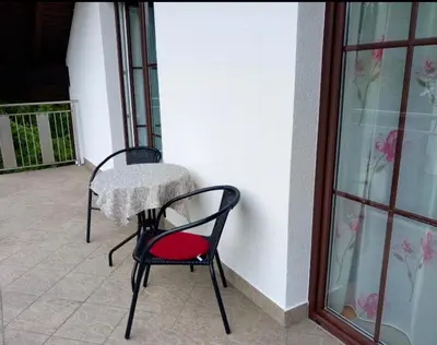 Ein Balkon oder eine Terrasse in der Unterkunft Apartment Roßleithen