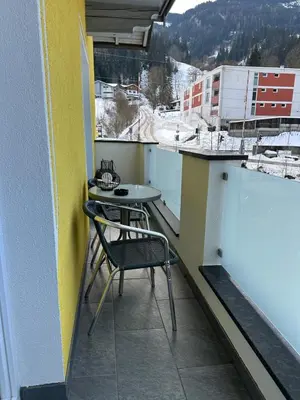 Ein allgemeiner Bergblick oder ein Berglick von der Ferienwohnung aus