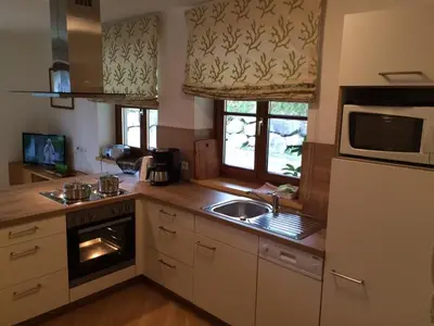Küche/Küchenzeile in der Unterkunft Appartement Dertnig
