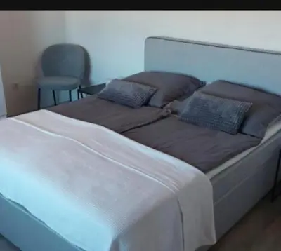 Ein Bett oder Betten in einem Zimmer der Unterkunft Feiernhaus Frankenmarkt