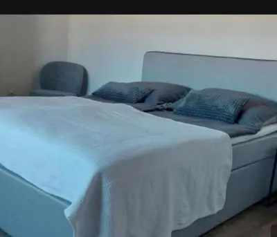 Ein Bett oder Betten in einem Zimmer der Unterkunft Feiernhaus Frankenmarkt