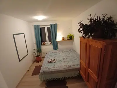 Ein Bett oder Betten in einem Zimmer der Unterkunft Zimmer im Salzkammergut