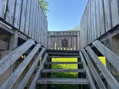 Grundriss der Unterkunft Pferdeblick Hütte