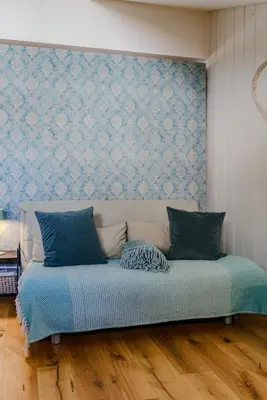Ein Sitzbereich in der Unterkunft Casa Mia Tiny