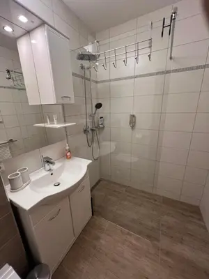 Ein Badezimmer in der Unterkunft Bergzauber