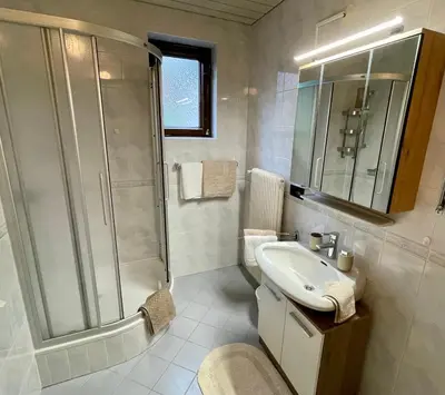 Ein Badezimmer in der Unterkunft Ferienwohnung Elisabeth