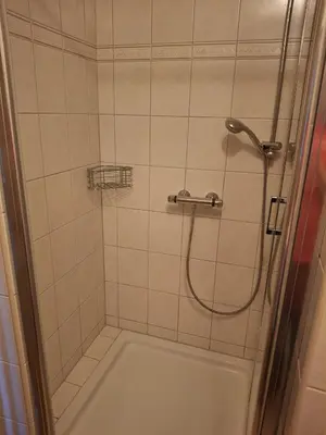 Ein Badezimmer in der Unterkunft Haus Schöffau