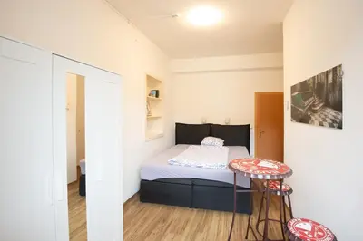 Ein Bett oder Betten in einem Zimmer der Unterkunft Guesthouse Fuschlsee