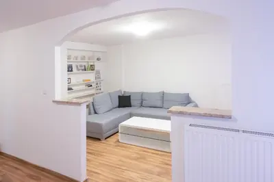 Küche/Küchenzeile in der Unterkunft Guesthouse Fuschlsee