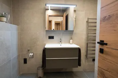 Ein Badezimmer in der Unterkunft Alpenruhe Werfenweng