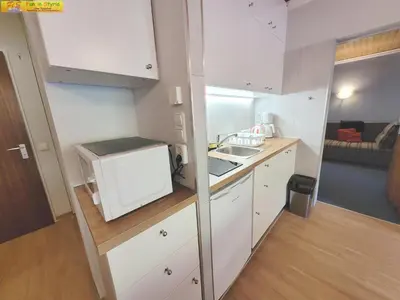 Küche/Küchenzeile in der Unterkunft Apartment Almkogel