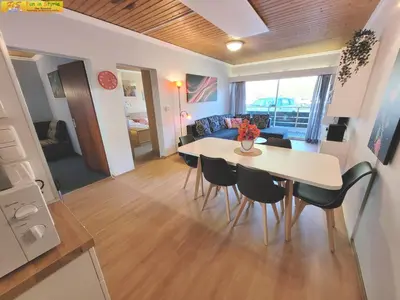 Ein Sitzbereich in der Unterkunft Apartment Almkogel