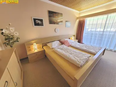 Ein Bett oder Betten in einem Zimmer der Unterkunft Apartment Almkogel