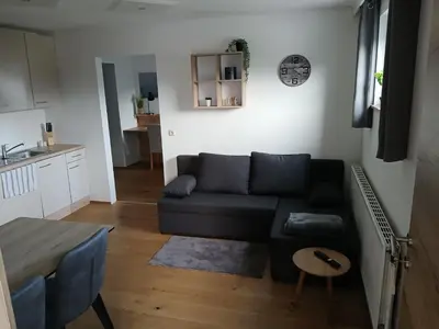 Küche/Küchenzeile in der Unterkunft Ferienwohnung Obergraben