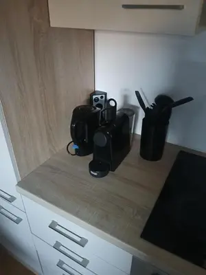 Küche/Küchenzeile in der Unterkunft Ferienwohnung Obergraben