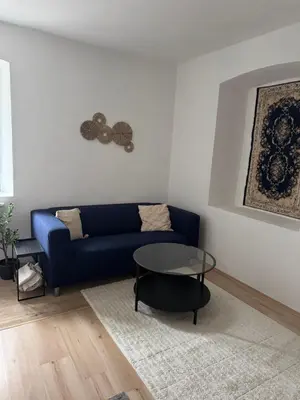 Ein Sitzbereich in der Unterkunft Apartment Nice in Gmunden