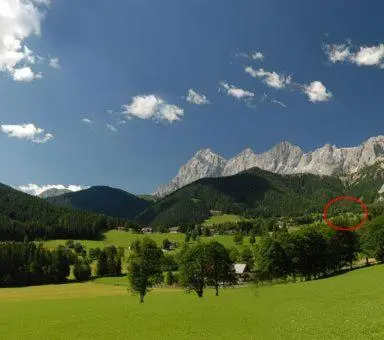 Naturlandschaft in der Nähe der Ferienwohnung