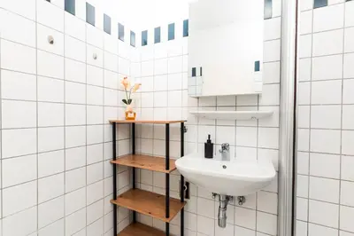 Ein Badezimmer in der Unterkunft Im Herzen von Bad Ischl#3