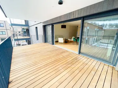 Ein Balkon oder eine Terrasse in der Unterkunft Ennstal-Homes