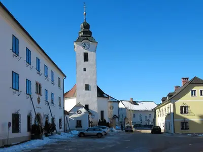 Das Gebäude in dem sich die Ferienwohnung befindet
