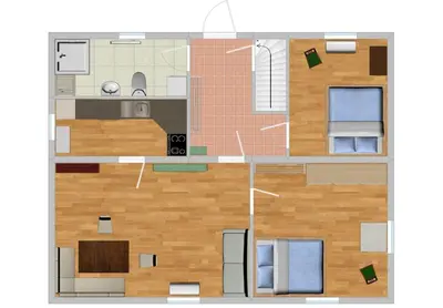 Grundriss der Unterkunft Ferienhaus Kleinod