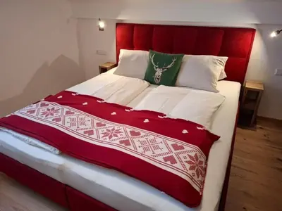 Ein Bett oder Betten in einem Zimmer der Unterkunft Chalet Katschberg Panorama