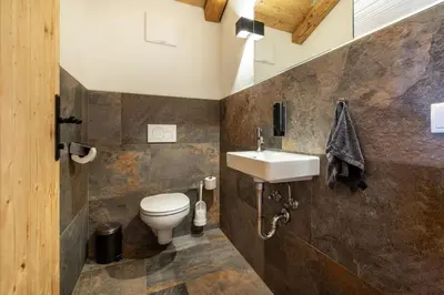 Ein Badezimmer in der Unterkunft Chalet Rustika