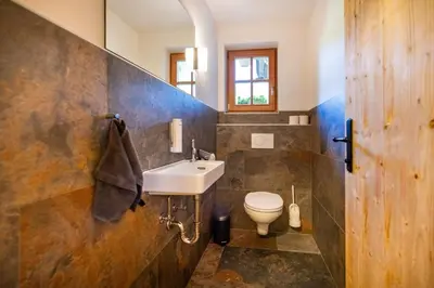 Ein Badezimmer in der Unterkunft Chalet Rustika
