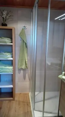 Ein Badezimmer in der Unterkunft Neukam Hütte