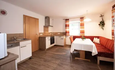 Küche/Küchenzeile in der Unterkunft Ferienhaus Lacknerhof