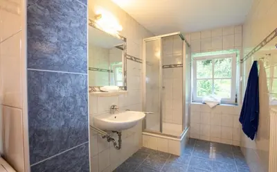 Ein Badezimmer in der Unterkunft Ferienhaus Lacknerhof