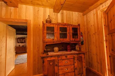 Küche/Küchenzeile in der Unterkunft Bauernhaus Lammertal
