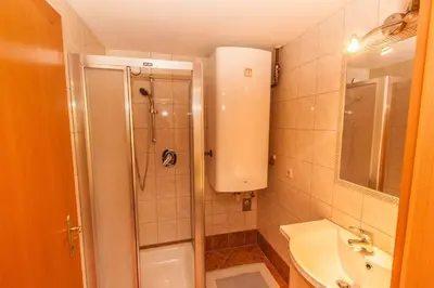 Ein Badezimmer in der Unterkunft Bauernhaus Lammertal