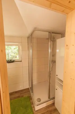 Ein Badezimmer in der Unterkunft Bauernhaus Lammertal