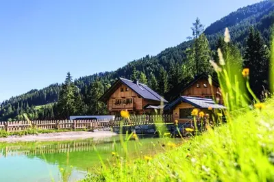 Naturlandschaft in der Nähe des Ferienhauses