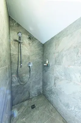 Ein Badezimmer in der Unterkunft Bergseegut Chalets